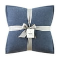 thumbnail image 3 of Better Homes & Gardens 2-Pack Linen Pillows, 20"x20" Indigo, 3 of 7