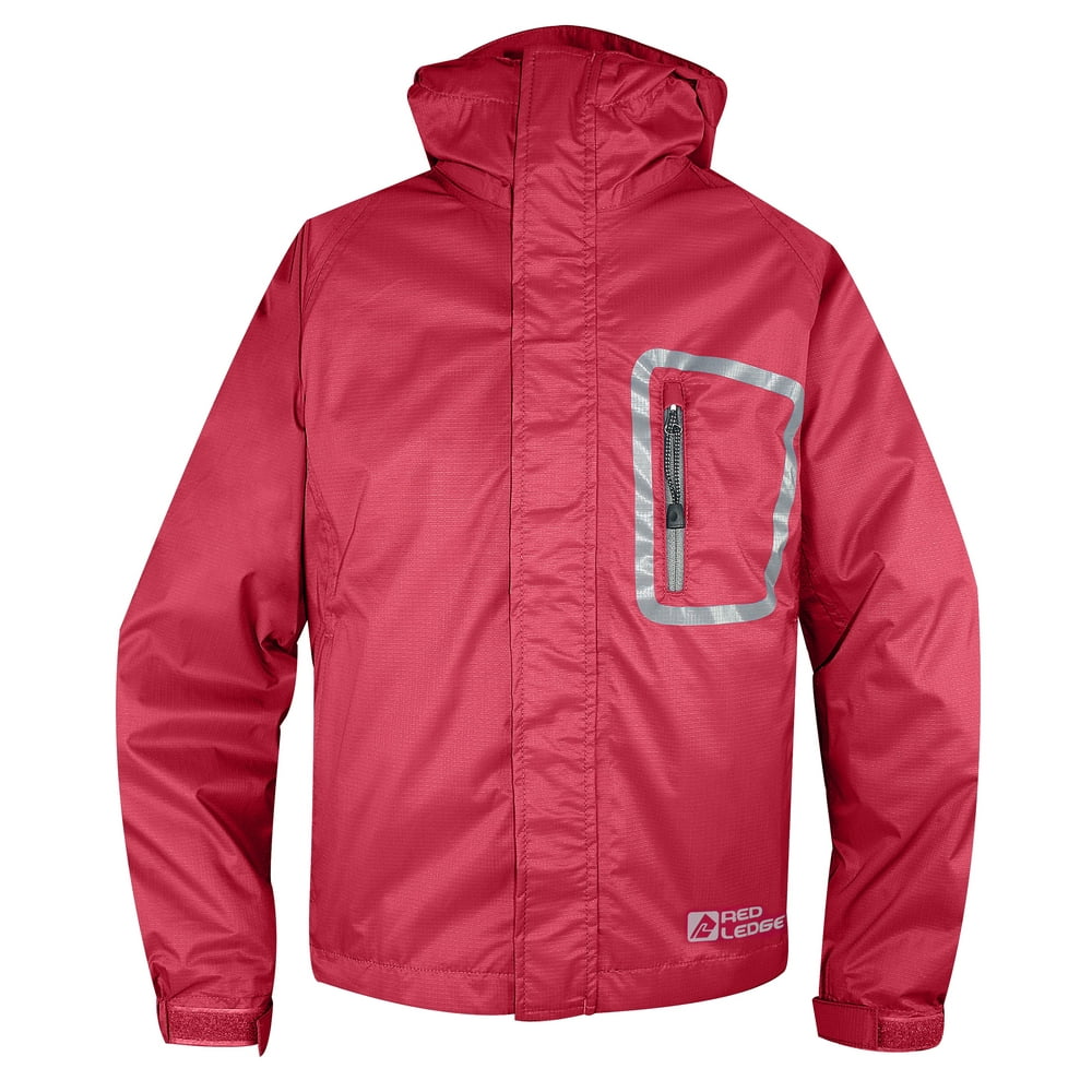 Red Ledge Youth Jakuta Waterproof Rain Jacket - Medium, Valiant Red ...