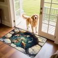 thumbnail image 4 of Vwrxbz 3D Visual Bath Mat Non Slip Crystal Velvet Optical Illusion Floor Mat Carp Fish Print Absorbent Bathroom Rug 50x80cm, 4 of 9
