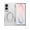 Silver, variant on Lunvic Metal Case for Samsung Galaxy Z Fold8, Cyber Spider Pattern Mechanical Phone Cover, Magnetic Ring Kickstand, Full Hinge Protection, Gray