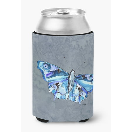 

Butterfly on Gray Can or Bottle Beverage Insulator Hugger