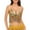 Gold, variant on Essentials Womens Tank Tops Camisole Belly Dance Sequin Bra Tassel Sparkly Halter Carnival Party Y2K Cami Undershirts