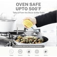 thumbnail image 4 of Granitestone 12 Inch Non Stick Frying Pans Nonstick Frying Pan Skillet Nonstick Pan, Large Non Stick Pan, Induction Pan, Kitchen Pans for Cooking Pan, Skillet Pan, Dishwasher Safe, Hammered White, 4 of 8