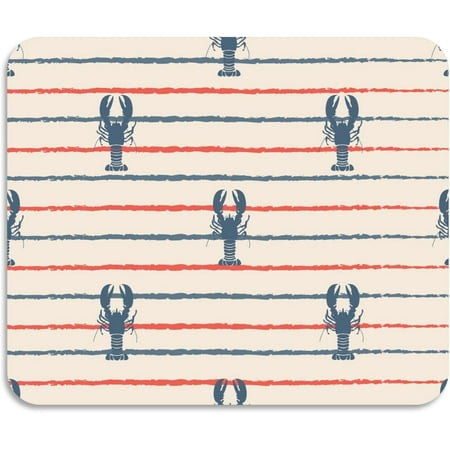 

Dish Drying Mat Seafood Lobster 19.5x12inch Absorbent Coffee Mat Non-slip Rubber Backed Easy Clean Hide Stain Retro Marine Kitchen Pad for Coffee Bar Sink Kitchen Counter