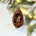 thumbnail image 7 of 2D Acrylic Pinecone Animal Ornaments Christmas Decorations, Christmas Tree Ornaments - Cute Hanging Ornaments for Christmas Tree - Christmas Decor Indoors Home Party, 7 of 7