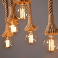 thumbnail image 6 of Vintage 1/2/3/4m long Hemp Rope Retro Loft Single Head Double Heads Industrial light Hanging Lamp Pendant Light Edison Lamp, 6 of 9