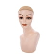 thumbnail image 5 of Female Mannequin Head, Manikin ,Multifunctional Smooth Hat Display Rack , Display Stand for Hats Necklace s Making Styling Style A, 5 of 10