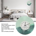 thumbnail image 3 of Decorative Round Wall Clock, Non Ticking Silent Wall Clock, Battery Operated Quartz, Easy To Read, 12 Inch 1000mAh Quiet Wall Clock for Living Room, 3 of 7