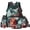 Fire White Wolf, variant on Yspwyqan Fire White Wolf 4Pcs Kids Backpack Set with Lunch Box Pencil Case Water Bottle, Lightweight Large Capacity Boys Backpack Set for Elementary School