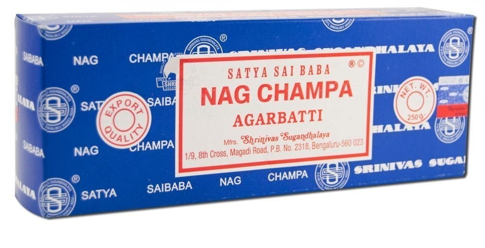 Satya Sai Baba Nag Champa Agarbatti Pack of 2 Incense Sticks Boxes 250gms... 