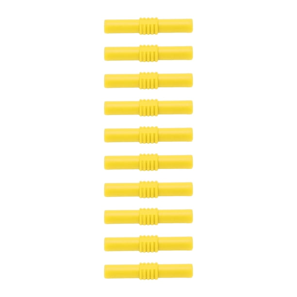 Conector electrónico, 10 piezas de 4 mm, conector banana hembra a conector banana hembra, conectores banana aislados diseñados para el futuro