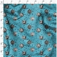 thumbnail image 3 of Soimoi Rayon Fabric Moon & Stars Galaxy Print Fabric by Yard 42 Inch Wide, 3 of 6