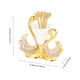 thumbnail image 5 of 1 juego de cucharas para café, postres y aperitivos con soporte moldeado de cisne., 5 of 5