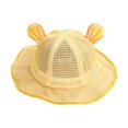 thumbnail image 1 of Sombreros de terre para bebés, sombrero de protección solar para bebés, sombrero de ala para bebés - Yellow Amarillo CUTICAT Sombrero de playa infantil, 1 of 8