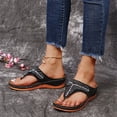 thumbnail image 5 of YOUYEDIAN Orthopedic Sandals for Women Summer Dressy Open Toe Arch Support Shoes Wide Hiking Non Slip Slip on Slippers, 5 of 6