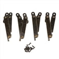 thumbnail image 1 of Mueble Caja Giratoria Plegable Tapa Soporte Bisagra Tono Bronce 4 Piezas, 1 of 9