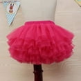 thumbnail image 4 of JUMEYU Tutu Skirt for Baby Girl Girl's Layered Tutu Skirt Tulle Princess Sparkle Skirt for Little Girl 1T 2T (Hot Pink,1-2 Years), 4 of 9