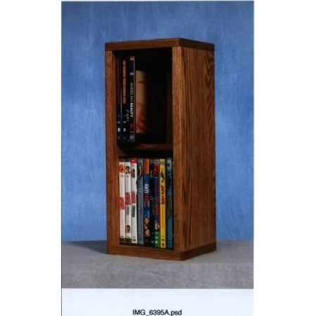 Solid Oak 2 Row Dowel DVD Cabinet Tower Solid Oak 2 Row Dowel DVD Cabinet Tower