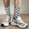 thumbnail image 6 of Bingfone Compression Socks for Women and Men Long Socks for Running Athletic Cycling Nurse- Yin Yang, 6 of 6