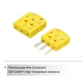 thumbnail image 3 of K Type Thermocouple Wire Connectors Female Male Plug Adapter with 3 Prong Flat Pin for Thermocouple Sensor Probe 1 Set, 3 of 6