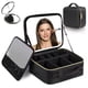 thumbnail image 1 of Bolsa de Maquillaje Profesional con Espejo LED,con Pequeño Espejo,Estuche de Maquillaje,Bolsa de Cosmético,con Divisores Ajustable y Sensor táctil 3 Colore Luces de Intensidad Ajustable, 1 of 8