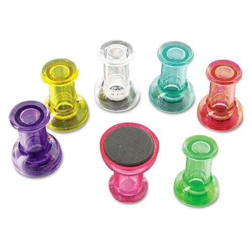 Push Pins 3/4" Assorted Colors 6 ct