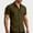 Shirts-Army Green, variant on LEKWK Linen Shirts for Men Collared Button Down Dress Shirts Short Sleeve Work Lightweight Comfy Summer Tops Rolled Cuff Slim Fit Casual Vacation Wear Purple L