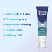 Crest Toothpaste, 3D White Adv Deep Clean Whitening Toothpaste, 3.3 oz