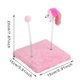 thumbnail image 4 of Divertida plataforma de salto de árbol para gatos con juguete de bola de ratón de resorte (rosa), 4 of 8