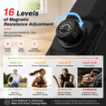 thumbnail image 4 of MERACH Magnetic Rowing Machines 350lbs Weight Capacity, Indoor Foldable with 16 Levels Resistance for Home Workout, 4 of 7