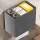 thumbnail image 3 of Organizador de cubierta de caja de pañuelos de plástico | Soporte de papel facial con ranura para teléfono celular | Almacenaje para cocina, baño, dormitorio, encimeras, cómodas, mesas | 7,87 x 7,68, 3 of 5