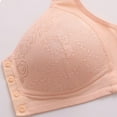 thumbnail image 2 of Kukoosong Bralette Bras for Women Fashion Women's Solid Color Steel Ring Oversized Gathering Underwear Daily Bra, Sizes M, 2 of 6