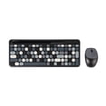 thumbnail image 1 of Mofii 2.4G Wireless Keyboard Mouse Combo keyboard and mouse sharing One receiver USB Interface 110 Key Slot Design Black, 1 of 10