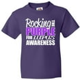 thumbnail image 3 of Inktastic Rocking the Purple for Lupus Awareness Youth T-Shirt, 3 of 5