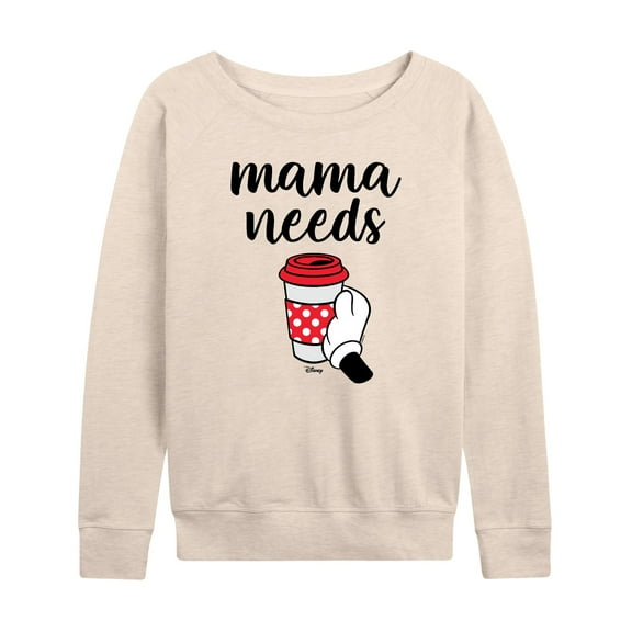 Mickey & Friends - Mama Needs Coffee - Women's French Terry Jogger Pant