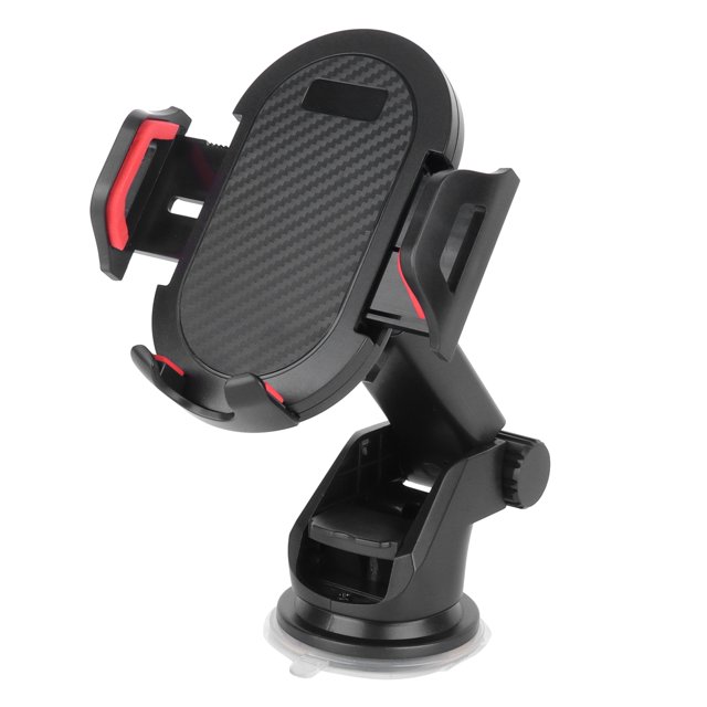 Car Phone Mount, Universal Windshield Phone Holder Flexible Strong Long Arm Ultra Stable Adjustable For Dashboard