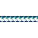 Little B Ruban Adhésif Décoratif 15mmx10M-Bleu & Vert avec Hexagones en Feuille d'Argent – image 1 sur 1