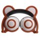 thumbnail image 2 of children bear Headphone Gaming Headsets Con Flash LED Para , Teléfono Android Hugo Auriculares de los niños del oído del oso, 2 of 10