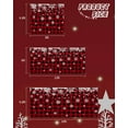 thumbnail image 6 of Garage Door Banner Cover 7 x 16 ft, Christmas White Snowflake Snow On Black and Red Plaid Christmas Garage Door Decorations Holiday Christmas Backdrop Decor for Winter New Year Xmas Party, 6 of 6