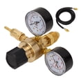 thumbnail image 2 of Regulador De Gas Argón, Caudal De 40 M³/h 0-315 BAR 0-10 BAR Reductor De Presión De Argón De Manguera Larga De 6,6 Pies 2 Metros Precisos Para Soldadura MIG TIG, 2 of 7