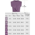 thumbnail image 4 of Demotime Women's Activewear Tops Olive Casual Trendy Workwear Tees Green, 4 of 8