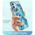 thumbnail image 3 of i-Blason Cosmo Series Case for iPhone 12 Mini (2020 Release), Slim Full-Body Stylish Protective iPhone 12 Mini Case with Built-in Screen Protector, Ocean, 5.4", 3 of 6