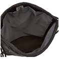 thumbnail image 4 of Nike Brasilia Training Gymsack, Drawstring Backpack with Zipper Pocket and Reinforced Bottom, Black/Black/White, 4 of 5
