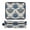 Elegant Blue Flowers Pattern, variant on Hair Tool Organizer Bag with Heat Resistant Mat Removable Travel Storage Case for Hot Air Brushes Curling Irons Elegant and Timeless Blue Flower