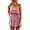 Hot Pink, variant on Women Trendy Print Off Shoulder Romper Strapless Floral Print Striped Beach Vacation Shorts Jumpsuit Women Elegant Soft Lightweight Clothes Daily Office Wear, White 3XL