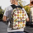 thumbnail image 2 of Wukai Sunflowers And Skull Versatile Backpack:Spacious,Organized,Comfortable,Ideal for Travel and Everyday Use with Multiple Pockets and Padded Straps, 2 of 8
