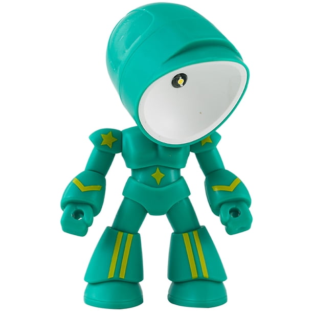 Lámpara de robot decorativa, luz nocturna, luz de noche ajustable para el hogar y la oficina.