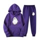 thumbnail image 1 of Puntoco Moda Mujer Impresión Deportes Casual Abrigo Pantalones Largos Con Capucha Suéter Tops Pantalones Conjunto De Manga Larga Con Capucha Puntoco Puntoco-1713, 1 of 2