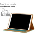 thumbnail image 4 of Dteck Folio Case for iPad 10th Gen 2022 10.9" Screen, Embossed Butterfly Folio Stand Smart Cover Auto Wake Sleep PU Leather Card Slots Holder Protective Case for iPad 10th Generation, Green, 4 of 5