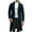Navy, variant on Wyobmus Men's Winter Pea Coat Fashion Notch Lapel Long Jacket Double Breasted Classic Winter Overcoat Navy